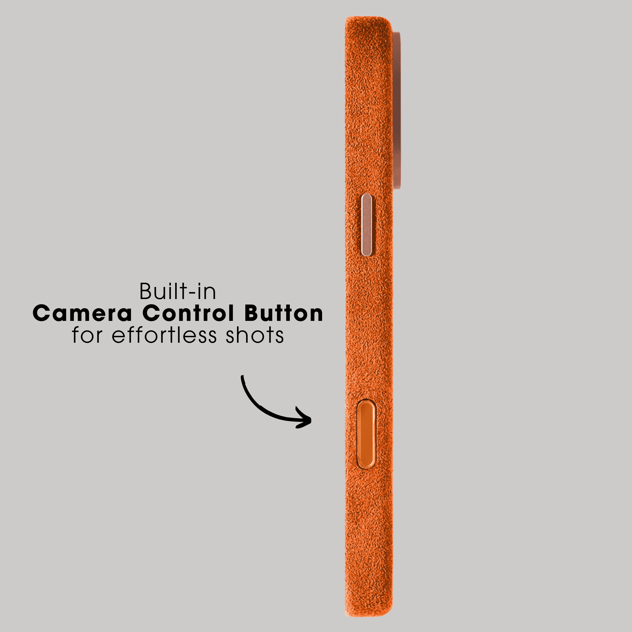 iPhone 17 Pro - Alcantara Case - Orange