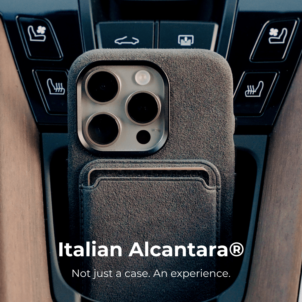 iPhone Alcantara Case - Space Grey