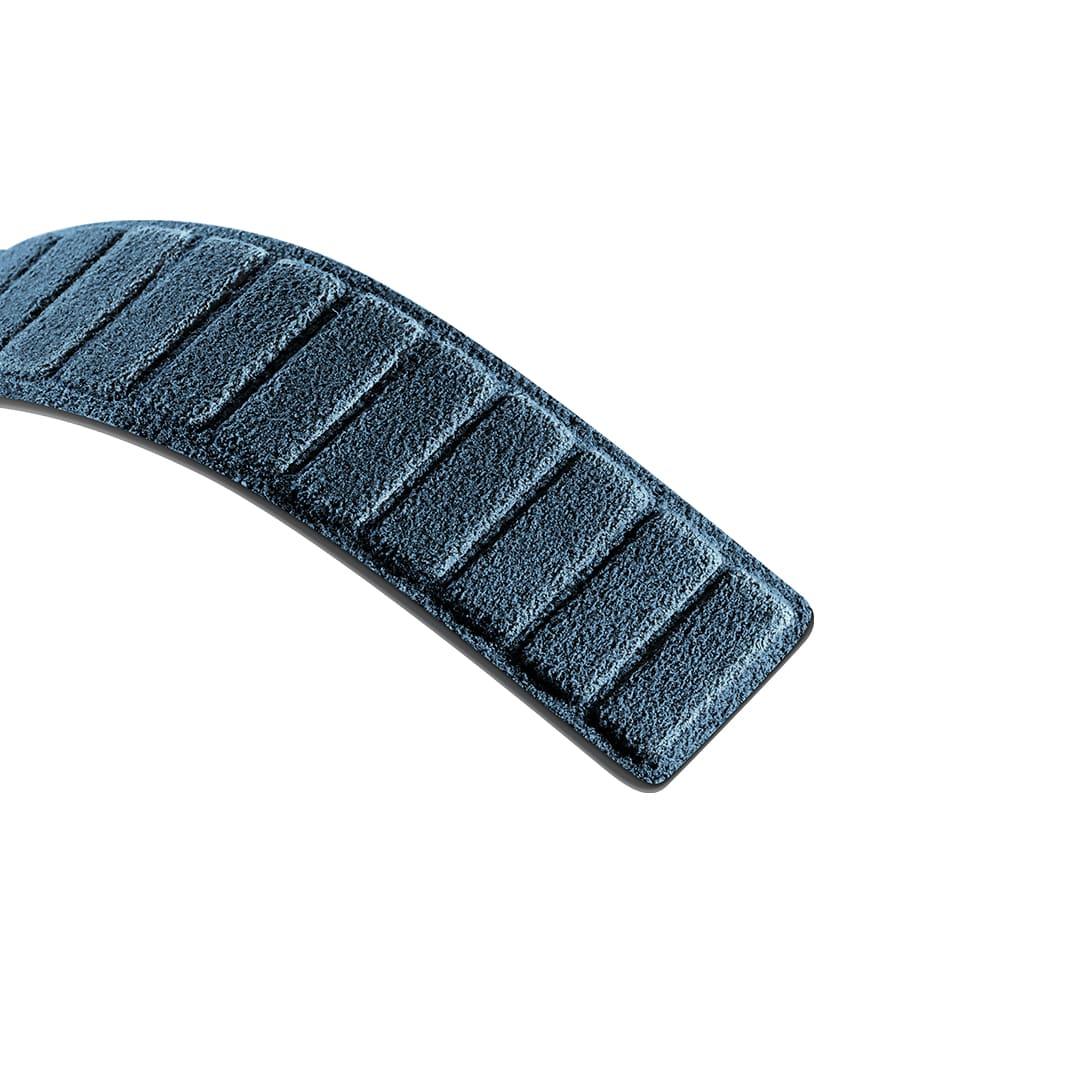 Alcantara-Apple-Watch-Armband – Meerblau – 42/44/45 mm und Ultra (49mm)