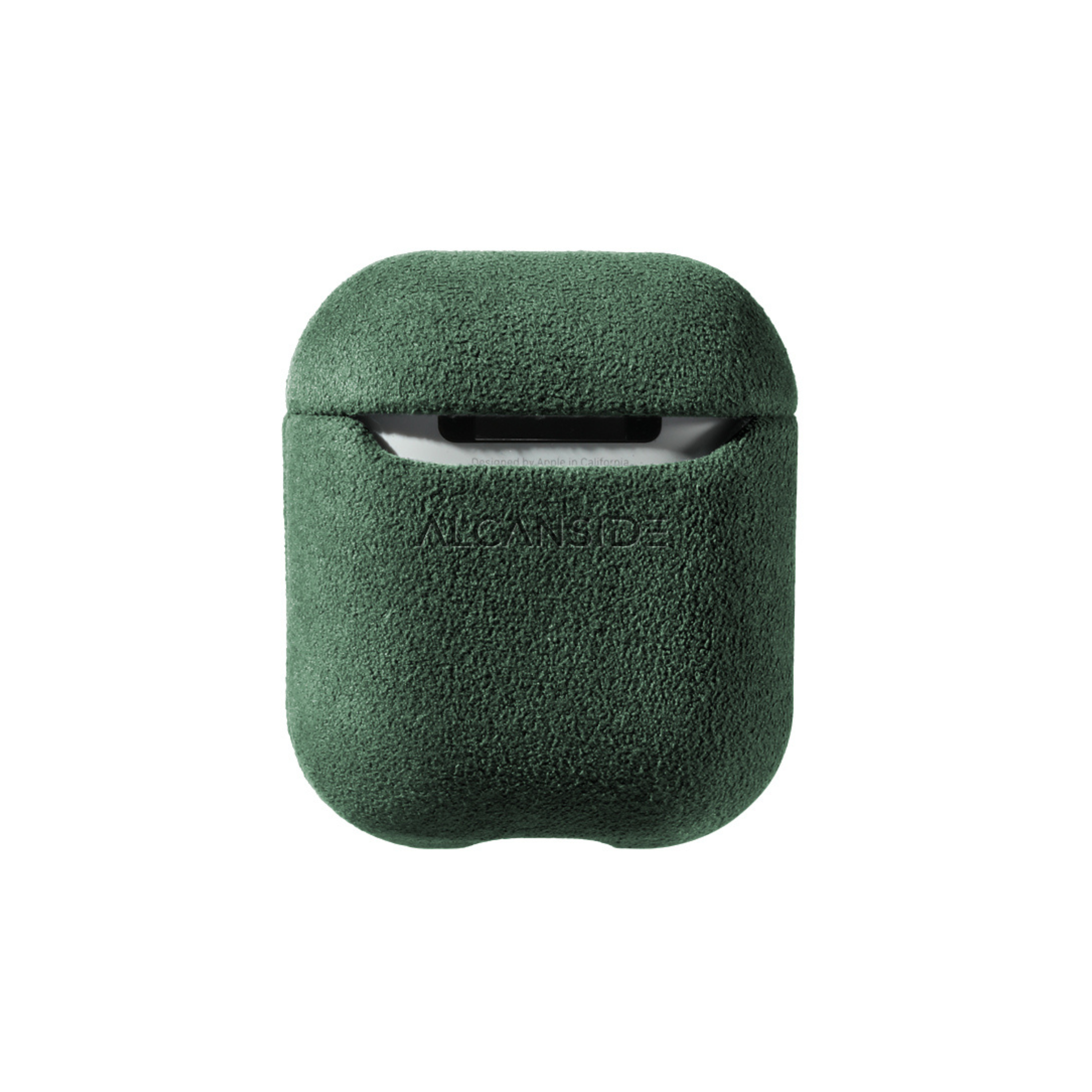 Alcantara-Hülle für AirPods 1/2 Generation – Alpingrün