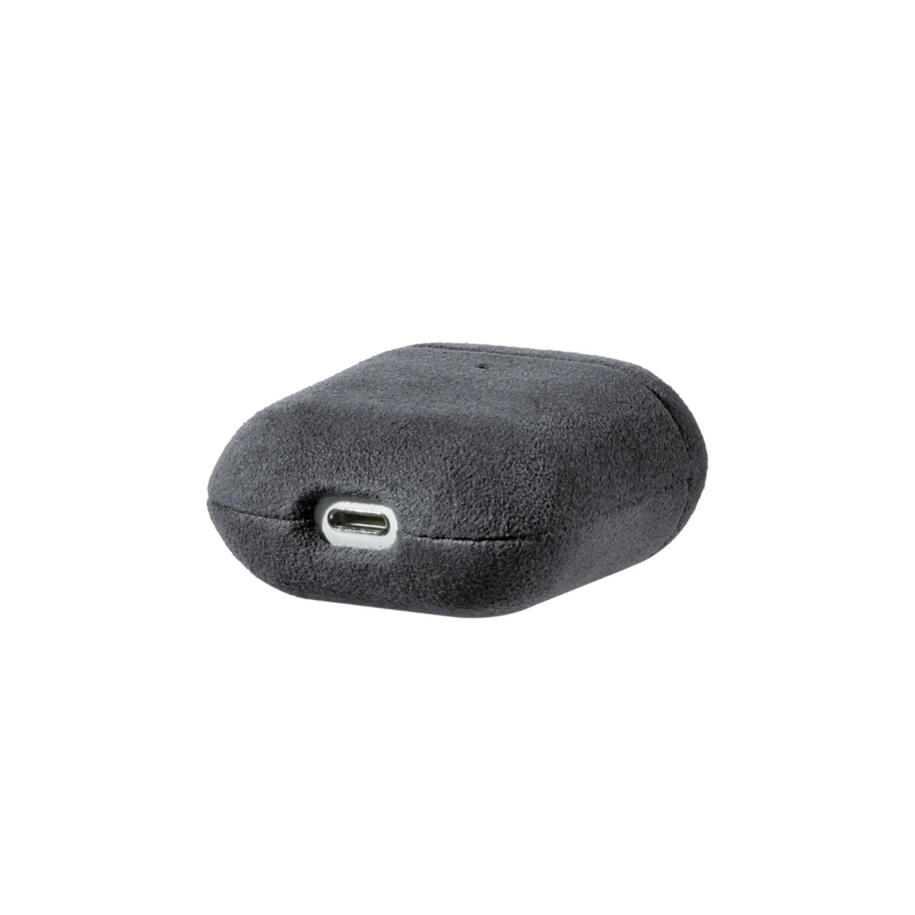 AirPods 1/2 Gen Alcantara Hoesje - Space Grey