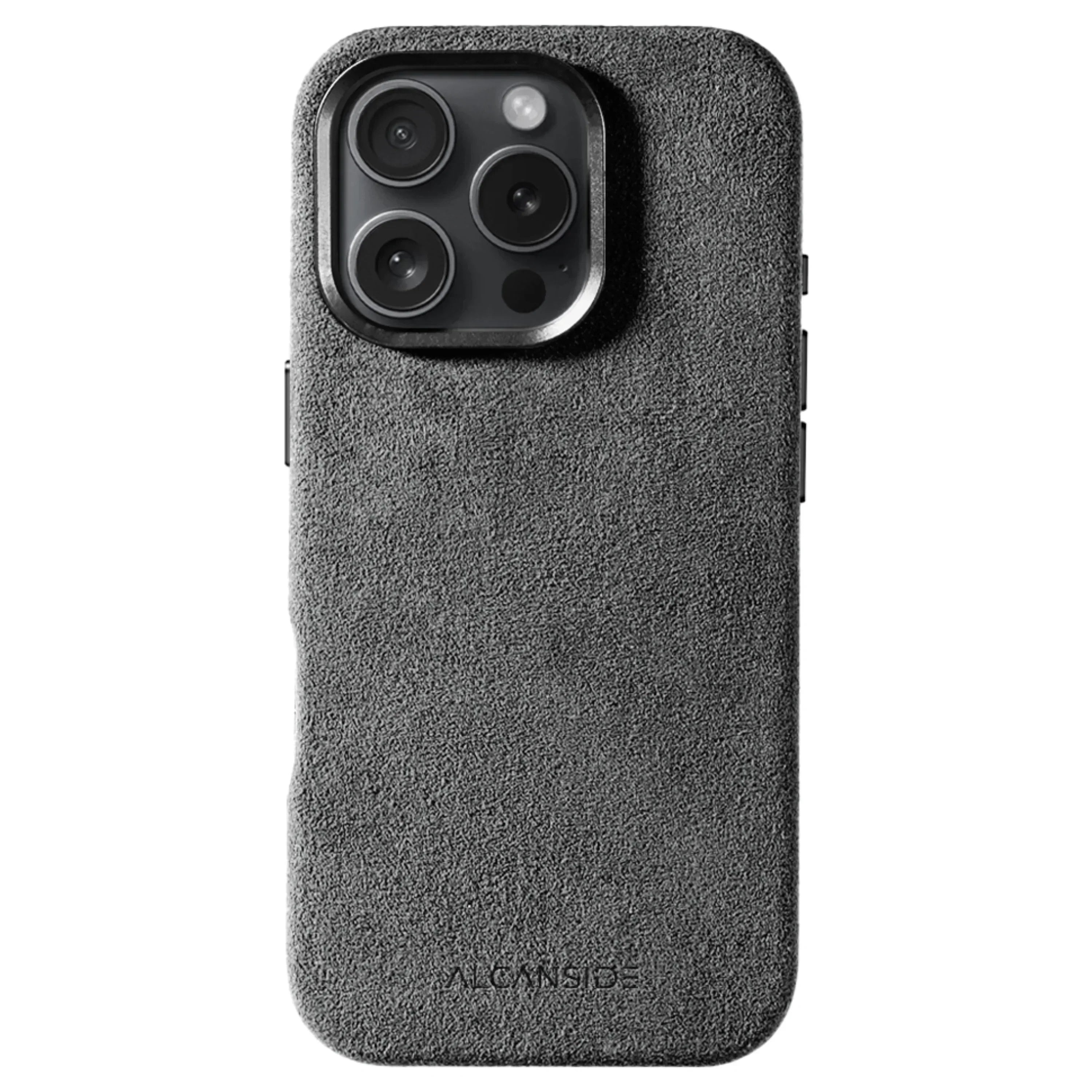 iPhone 16 Pro Max - Alcantara Hülle - Nardo-Grau