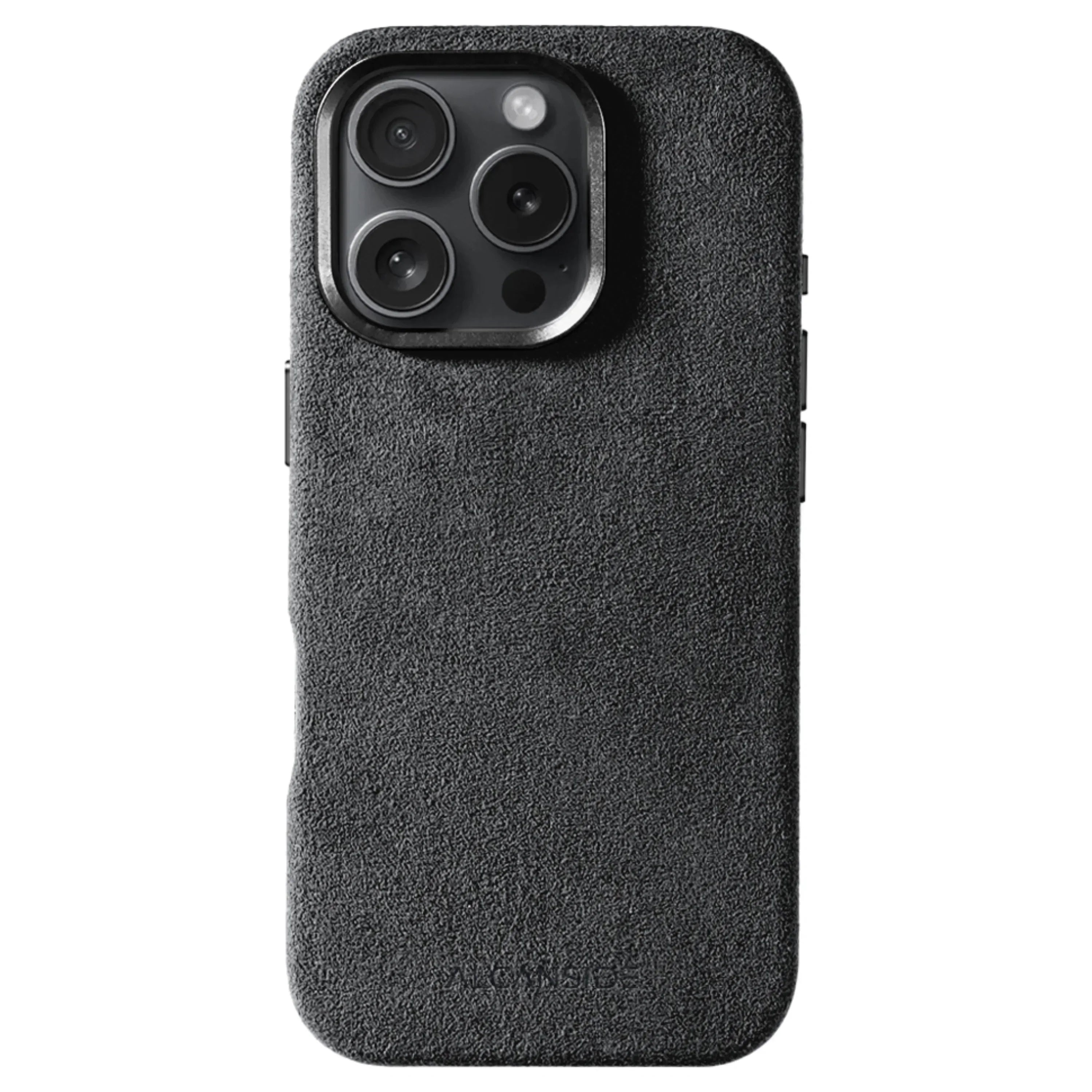 iPhone 16 Pro – Alcantara-Hülle – Space Grau