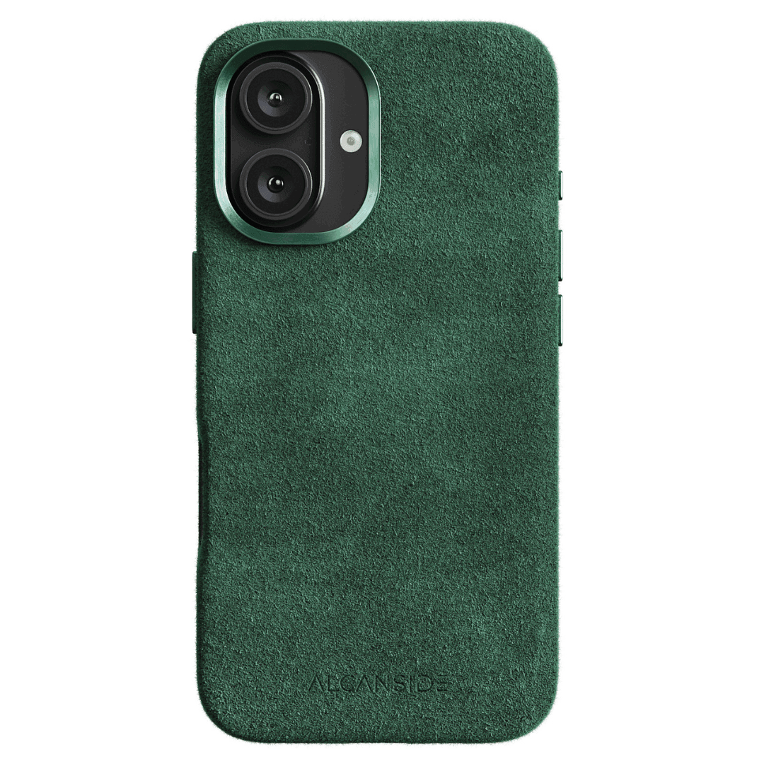iPhone 16 - Alcantara Case- Midnight Green