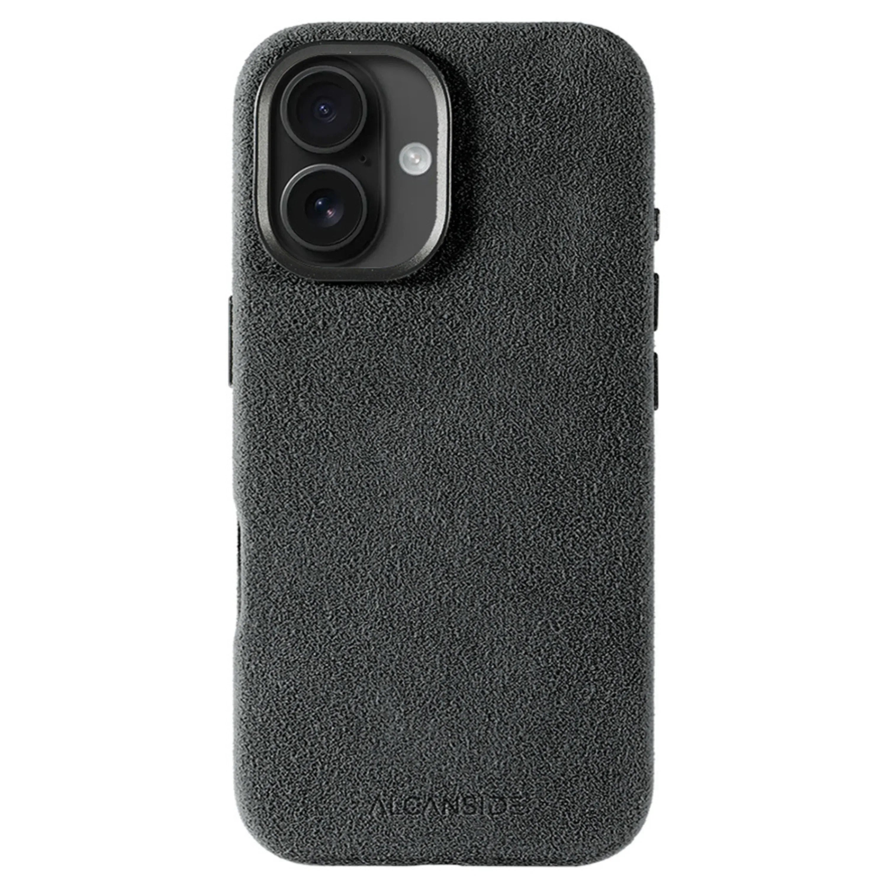 iPhone 16 – Alcantara-Hülle – Space Grau