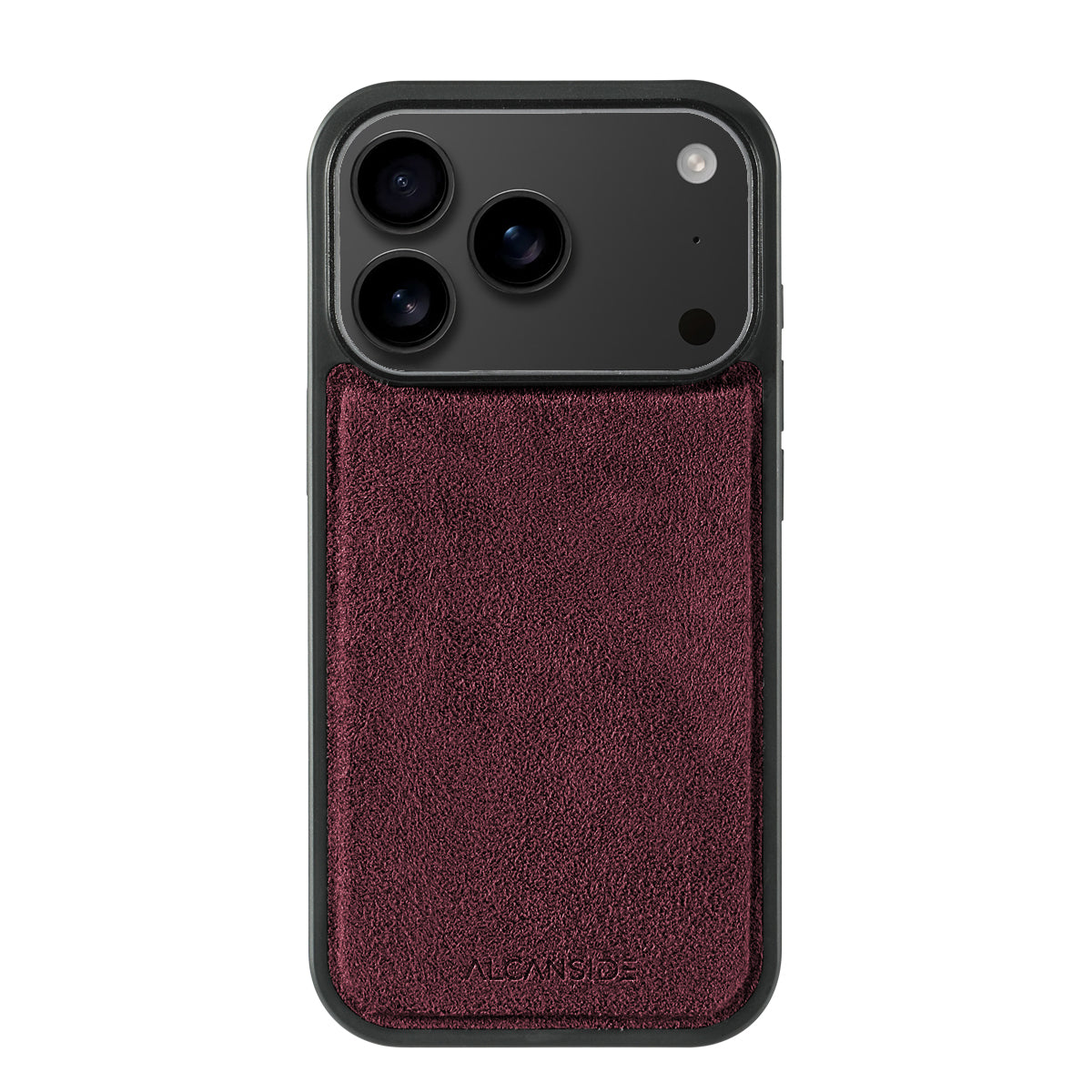 iPhone 17 Pro - Alcantara Back Cover - Wine Red