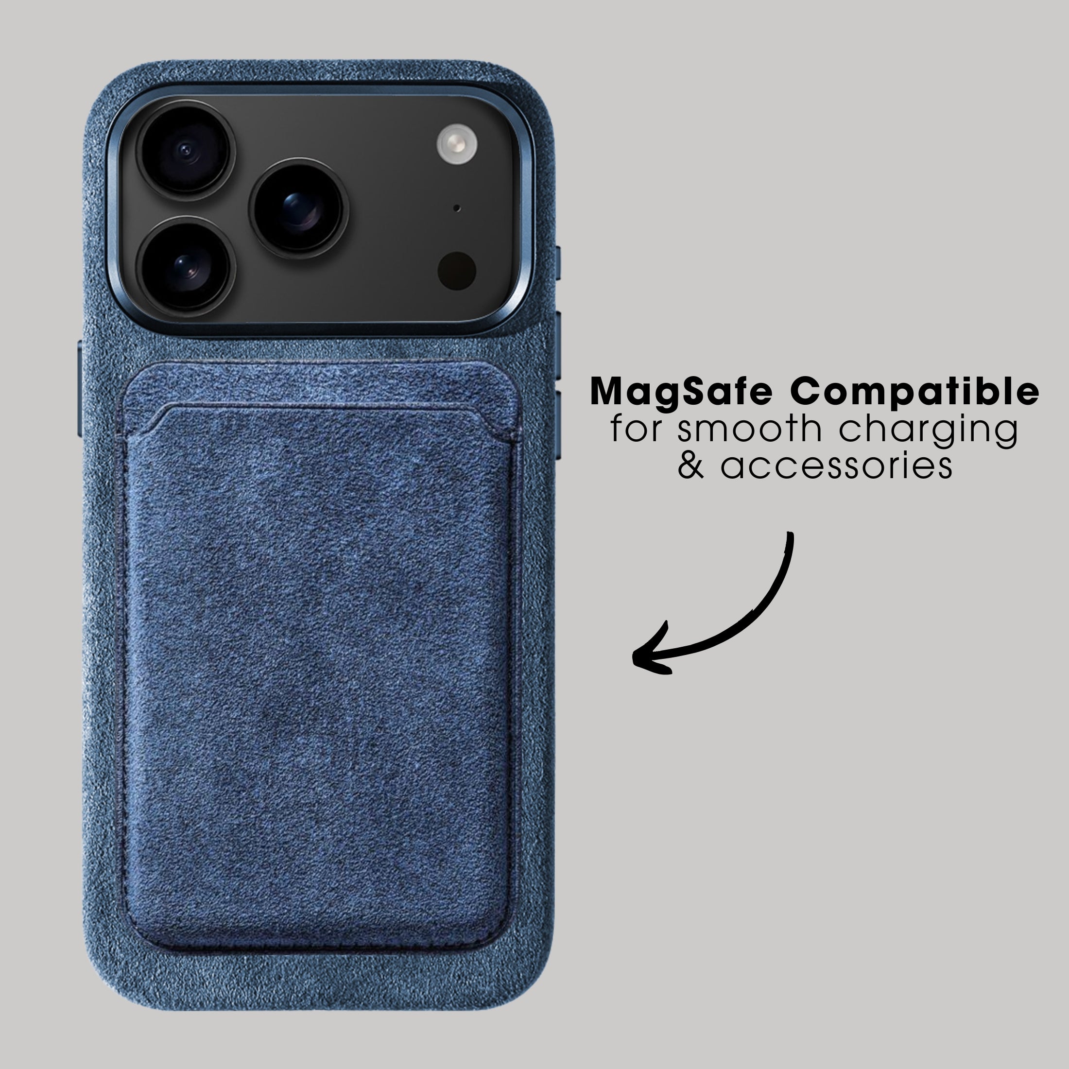 iPhone 17 Pro Max - Alcantara Case - Ocean Blue