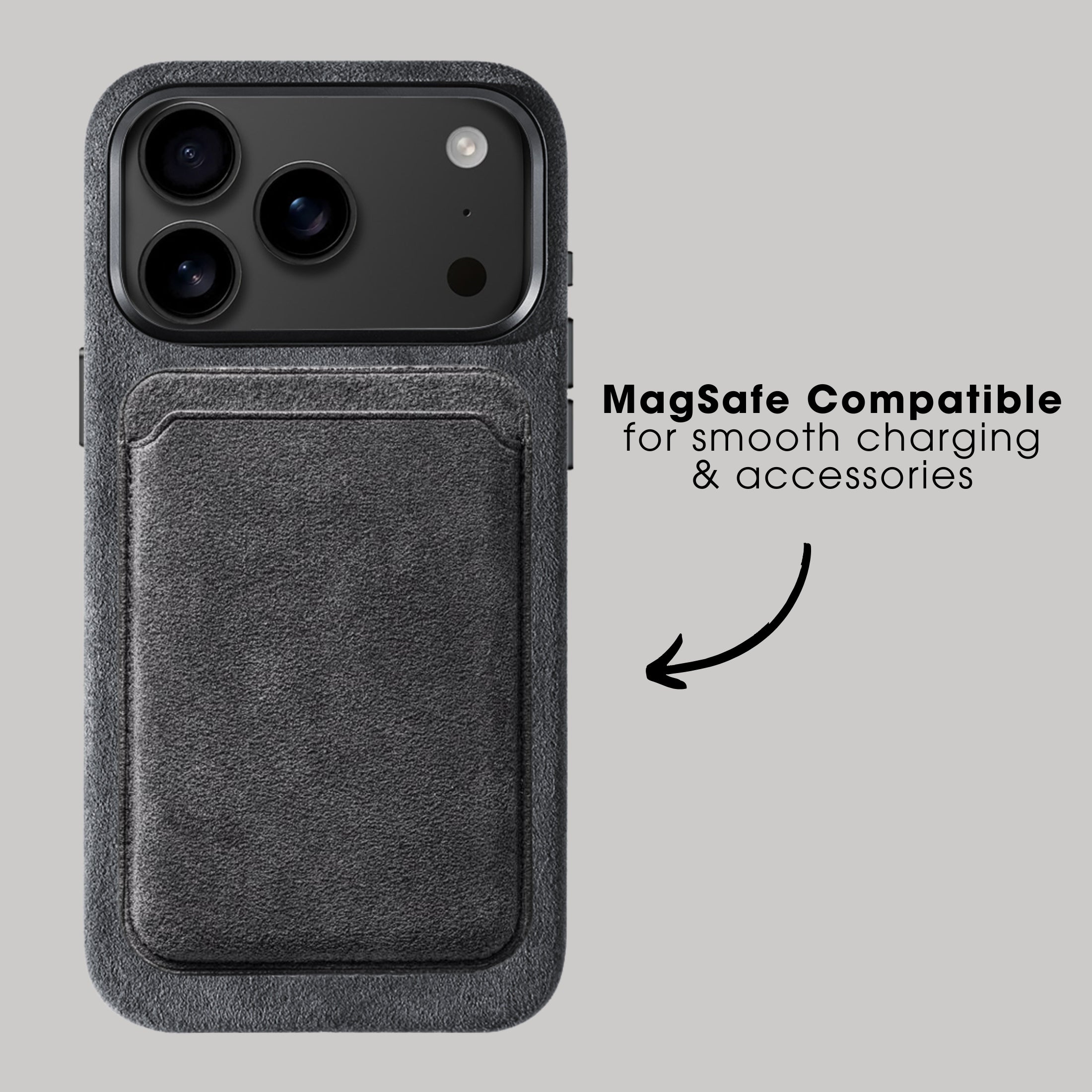 iPhone 17 Pro - Alcantara Case - Space Grey