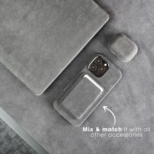 iPhone Alcantara Case - Space Grey