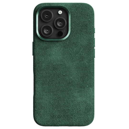 iPhone Alcantara Case - Midnight Green