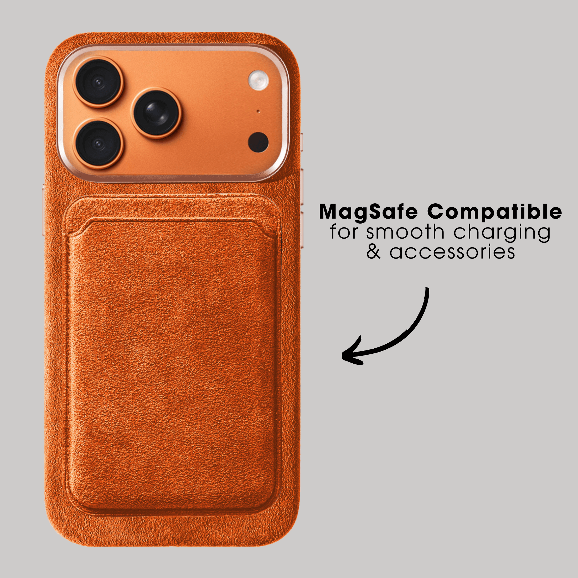 iPhone 17 Pro Max - Alcantara Case - Orange