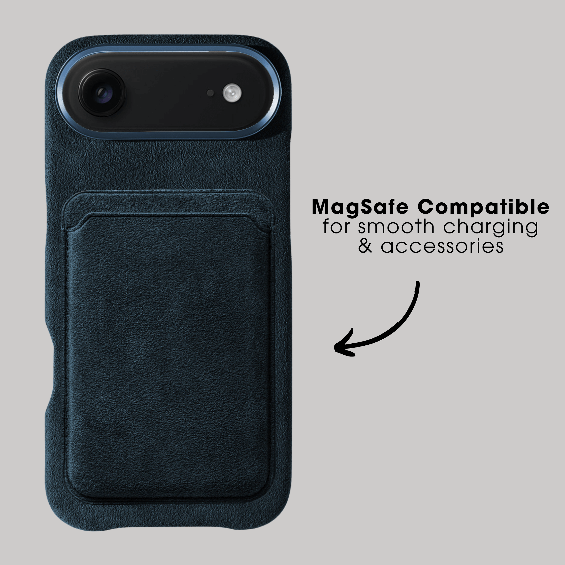 iPhone 17 Air - Alcantara Case - Navy Blue