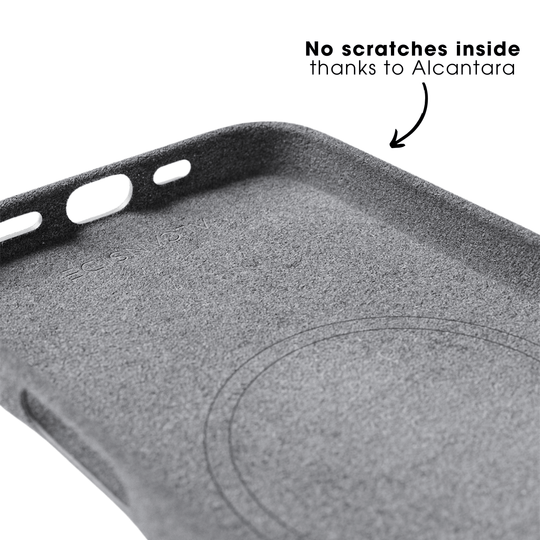 iPhone Alcantara Case - Nardo Gray