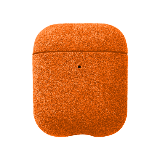 AirPods 1/2 Gen Alcantara Case - Orange - Alcanside