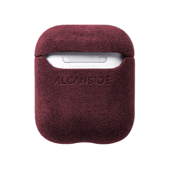 Donkervoort - AirPods 1/2 Gen Alcantara Case - Red - Alcanside