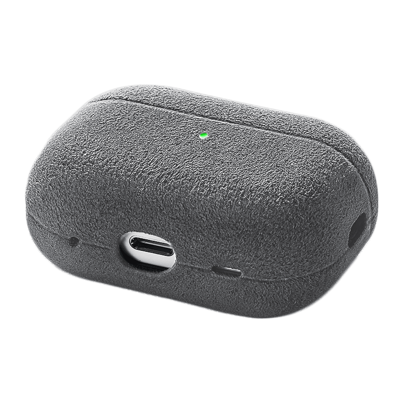 AirPods Pro (2e Generatie) Alcantara Hoesje - Nardo Gray