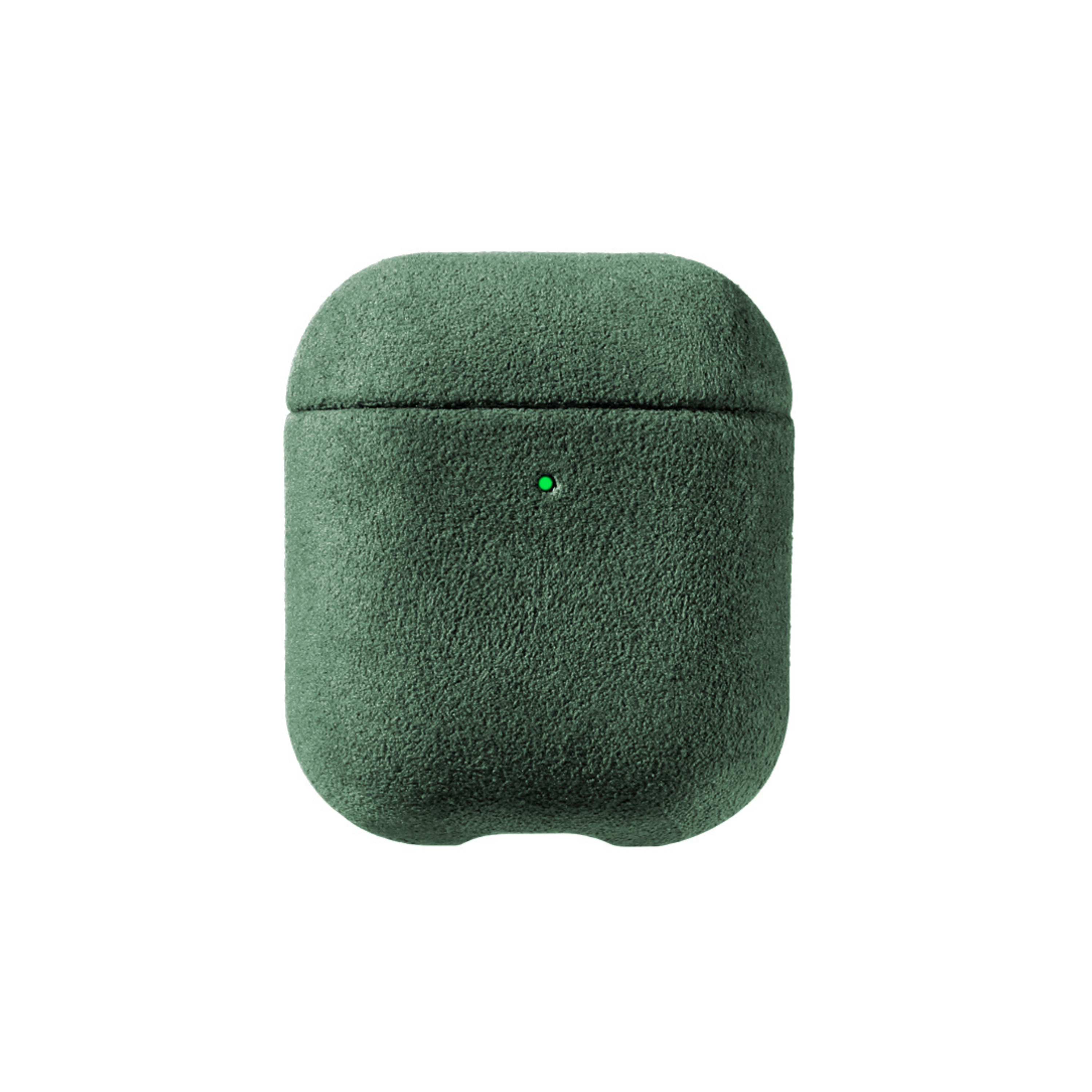 Alcantara-Hülle für AirPods 1/2 Generation – Alpingrün