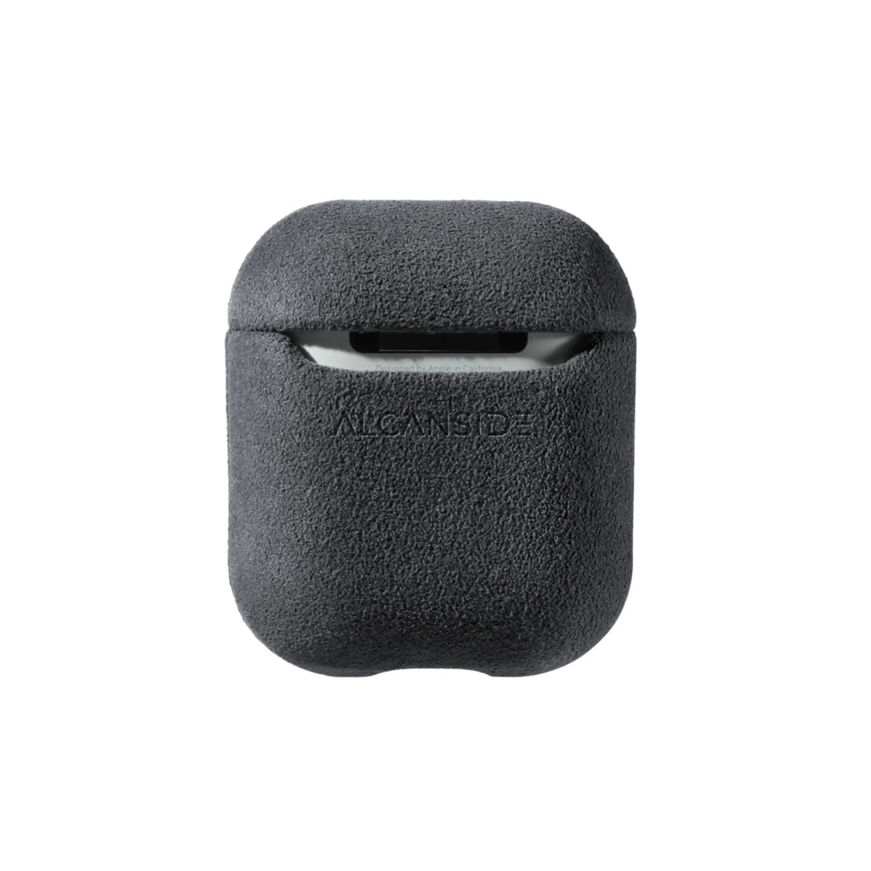 AirPods 1/2 Gen Alcantara Hoesje - Space Grey