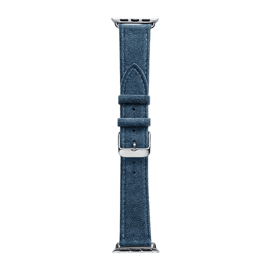 Alcantara Apple Watch Band With Buckle - Ocean Blue - 38/40/41mm - Alcanside