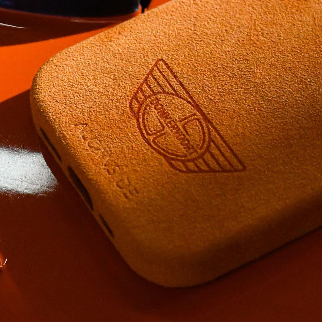 Donkervoort F22 - iPhone Alcantara Case - Orange - Alcanside