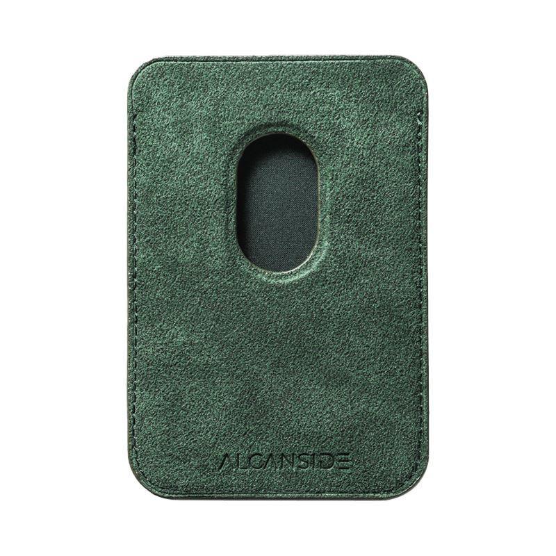 Alcantara MagSafe Wallet - Midnight Green - Alcanside