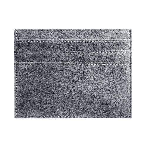 Alcantara Card Wallet - Nardo Gray