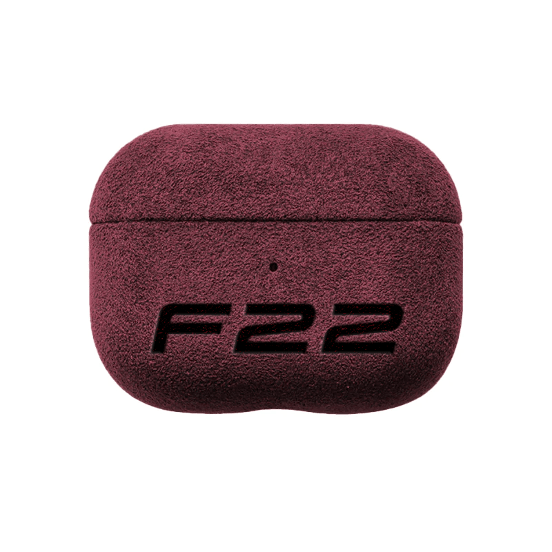 Donkervoort F22 - AirPods (3rd generation) Alcantara Case - Red - Alcanside