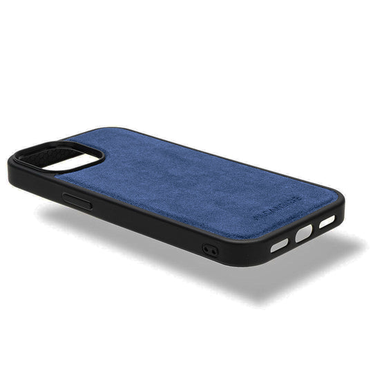 iPhone 15 - Alcantara Back Cover - Ocean Blue