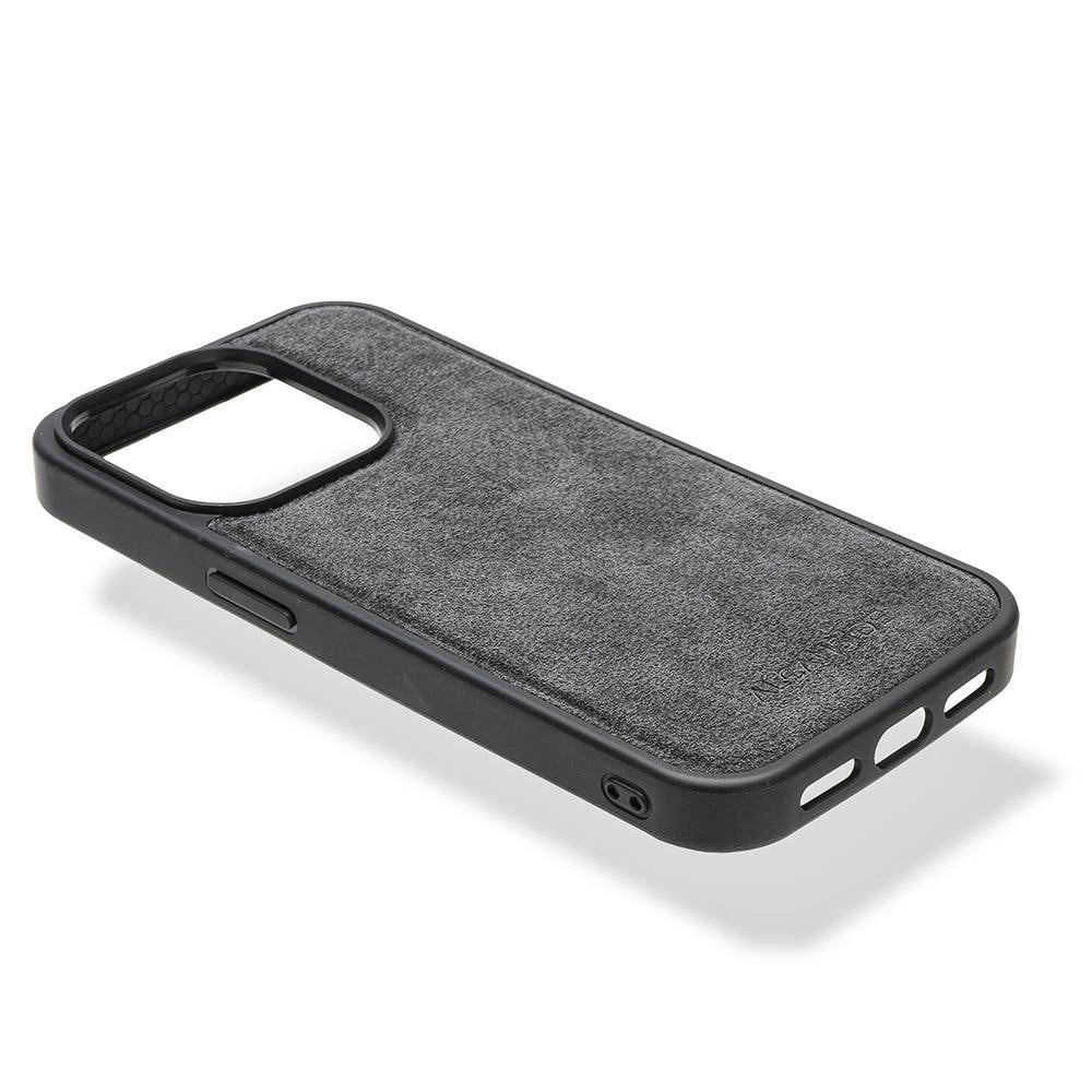 iPhone 15 Pro - Alcantara Back Cover - Nardo Gray