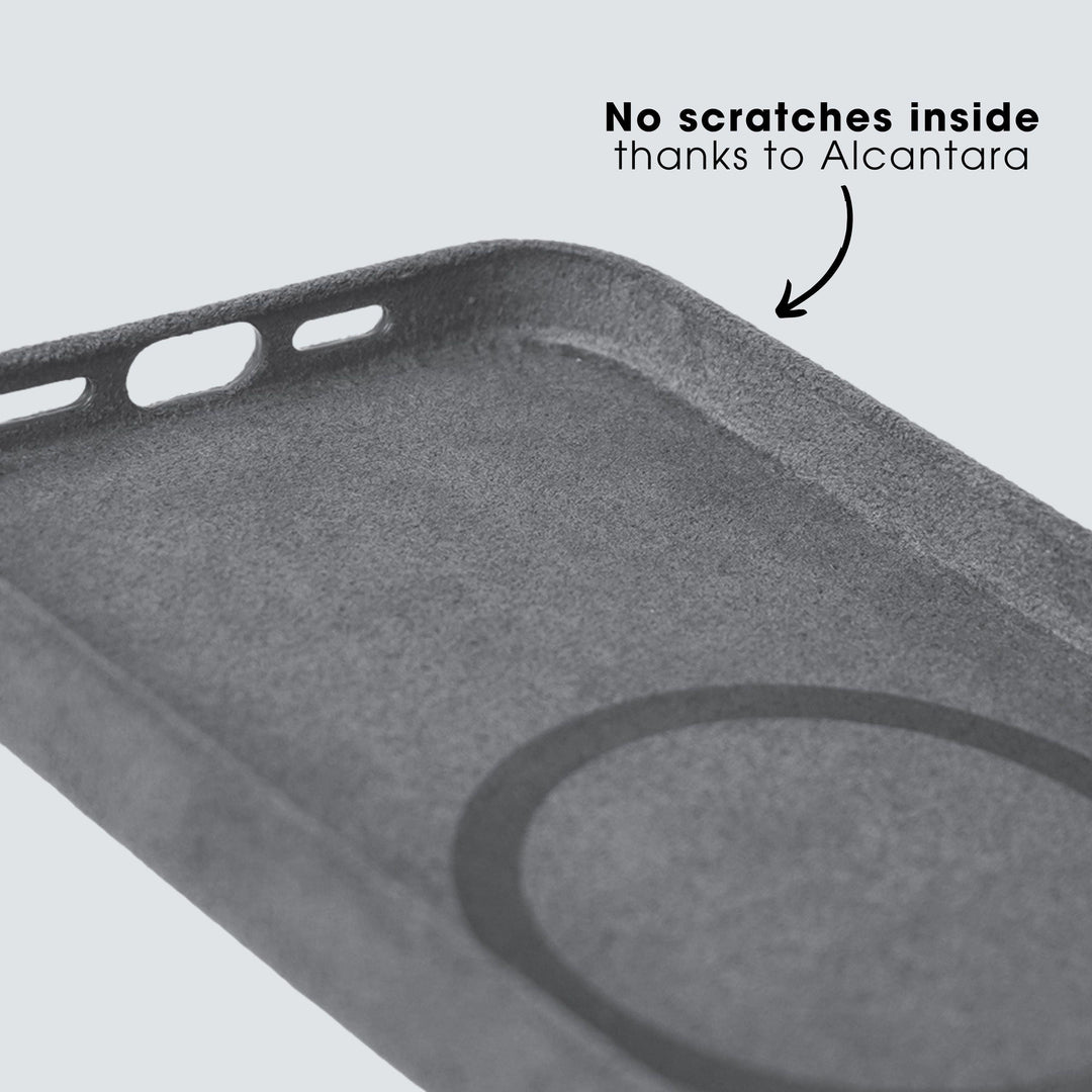 iPhone 14 Pro - Alcantara Case - Nardo Gray - Alcanside