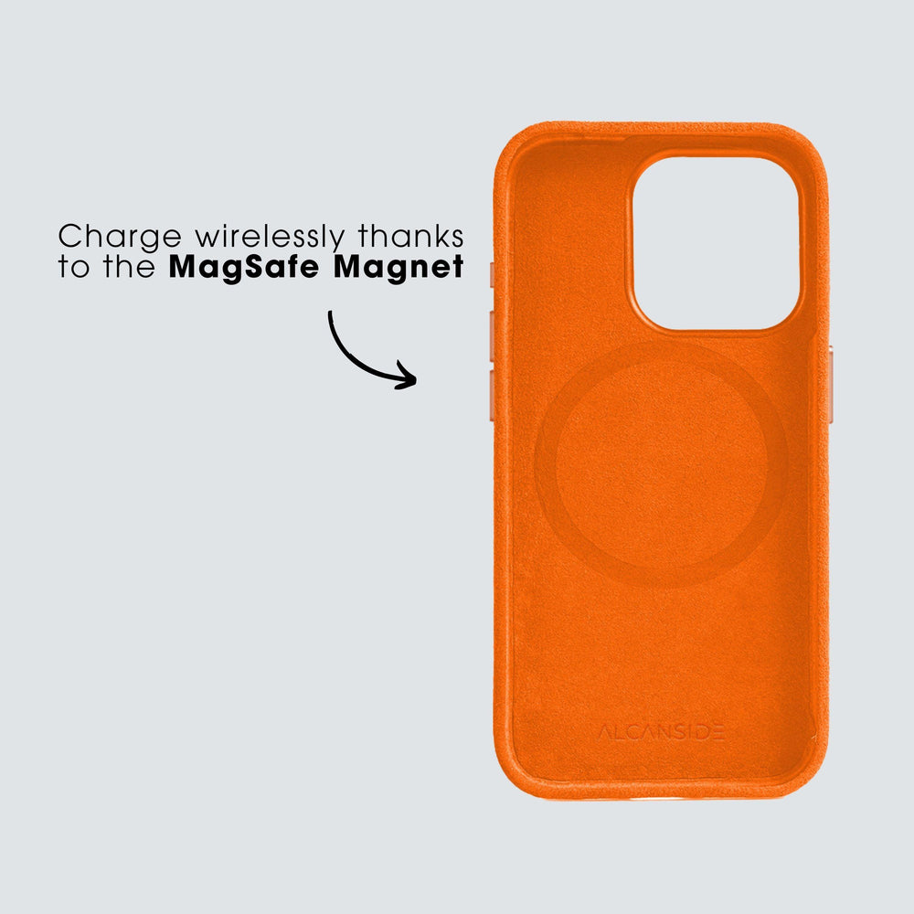 Limited Edition - iPhone 14 Pro Max - Alcantara Case - Orange - Alcanside