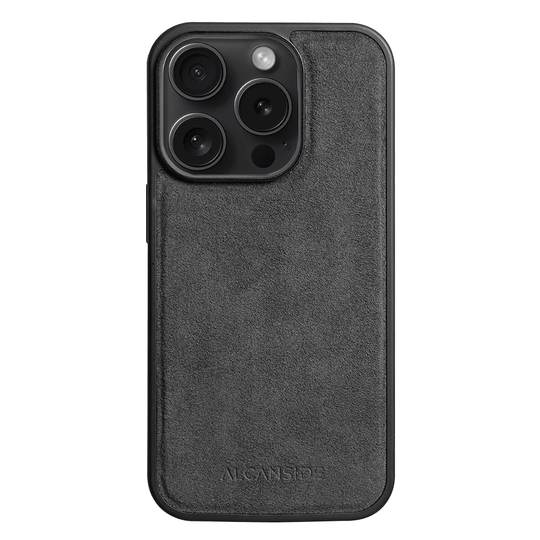 iPhone 13 Pro Max - Alcantara Case With MagSafe Magnet - Space Grey - Alcanside
