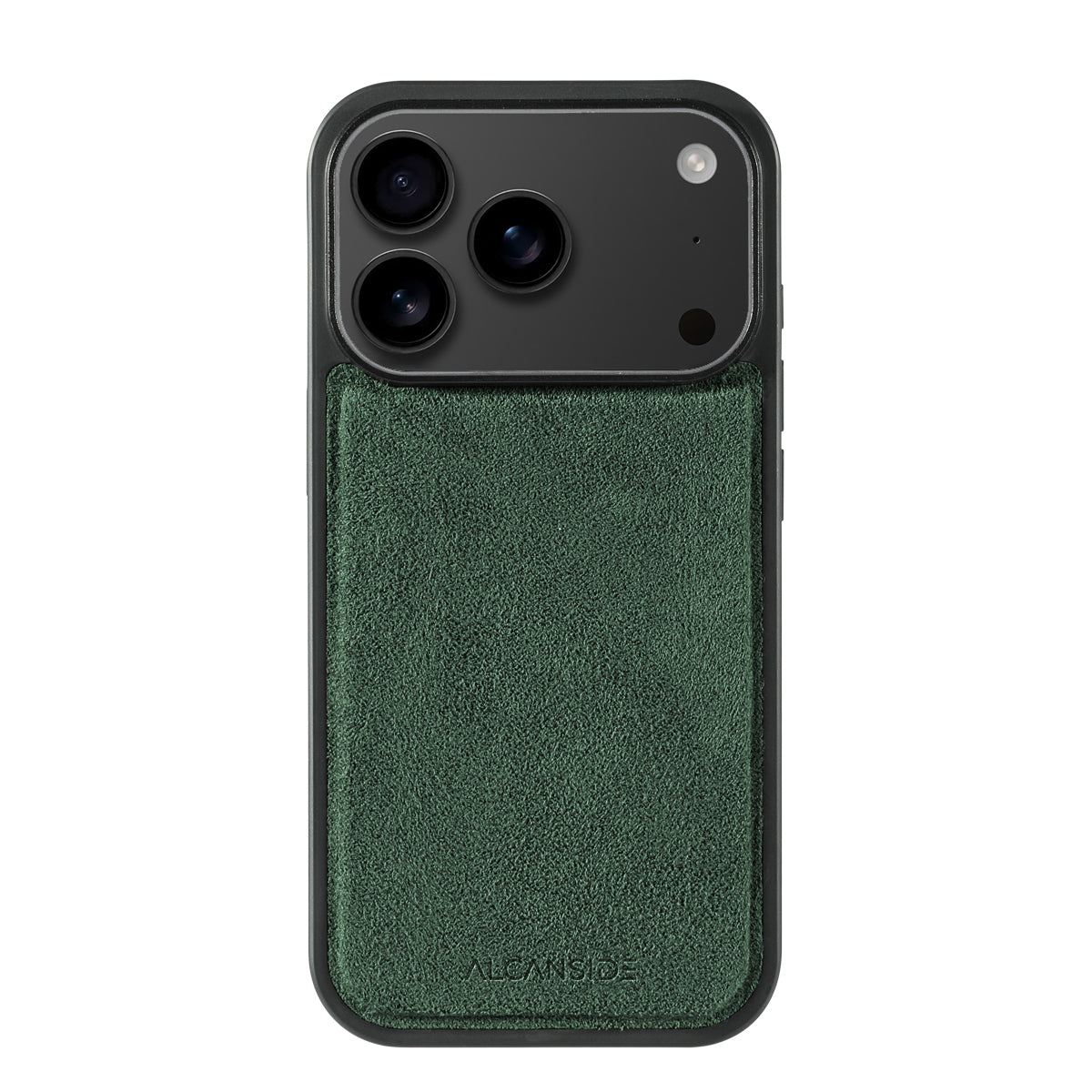 iPhone 17 Pro Max - Alcantara Back Cover - Midnight Green