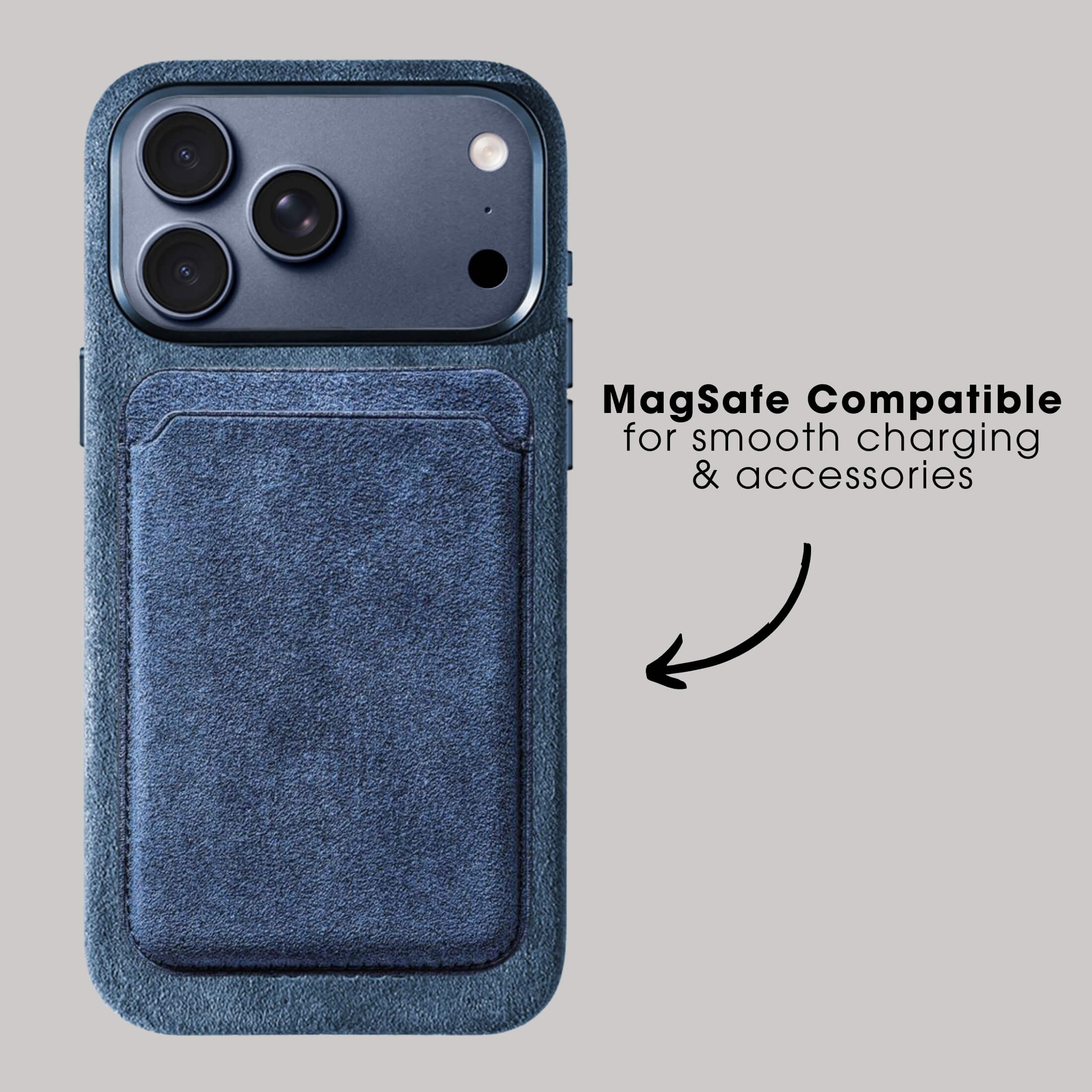 iPhone 17 Pro Max - Alcantara Case - Ocean Blue