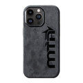 MTA x Alcanside - iPhone Alcantara Case - Space Grey