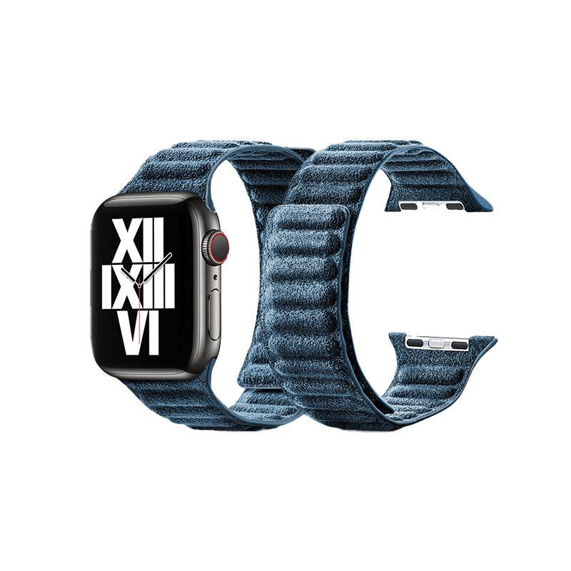 Alcantara Apple Watch Band - Ocean Blue - 38/40/41mm - Alcanside